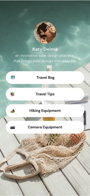 Linktree screen 1