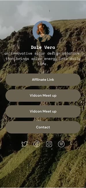 Linktree screen 5