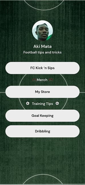 Linktree screen 5