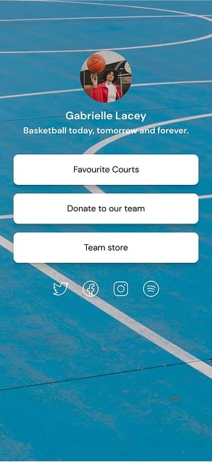 Linktree screen 10