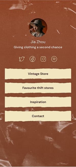 Linktree screen 10