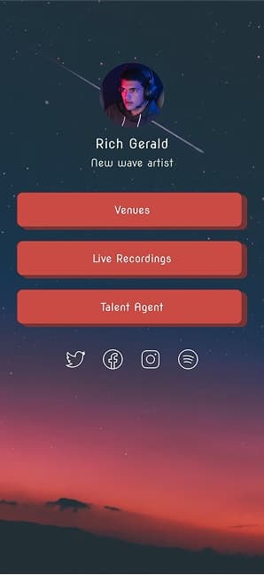 Linktree screen 12